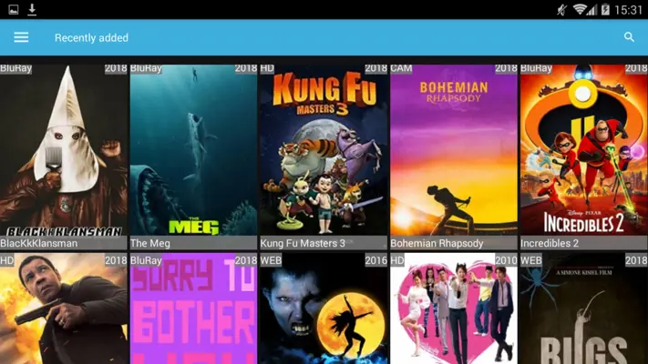 Movies Opentube android App screenshot 5